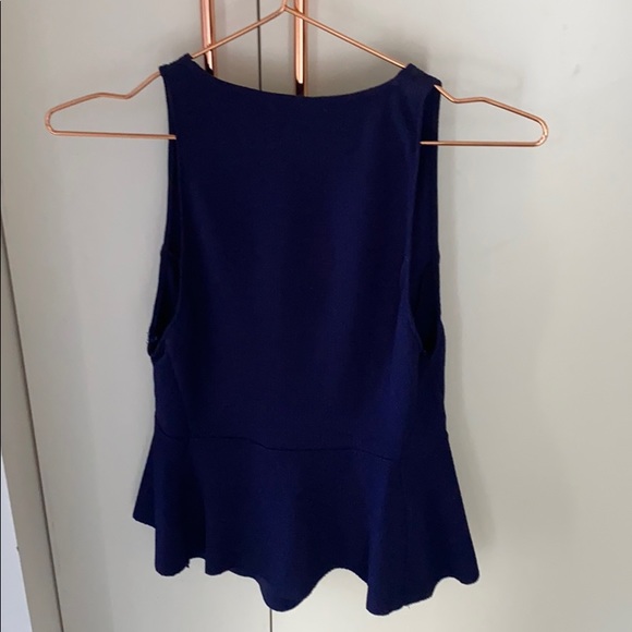 Gently used Navy blue Zara blouse. - Picture 2 of 2